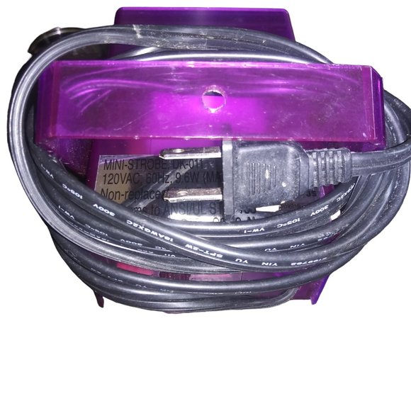 Mini DJ Purple Strobe Light Flashing Disco Party Stage Effect Lighting LED - Picture 11 of 12